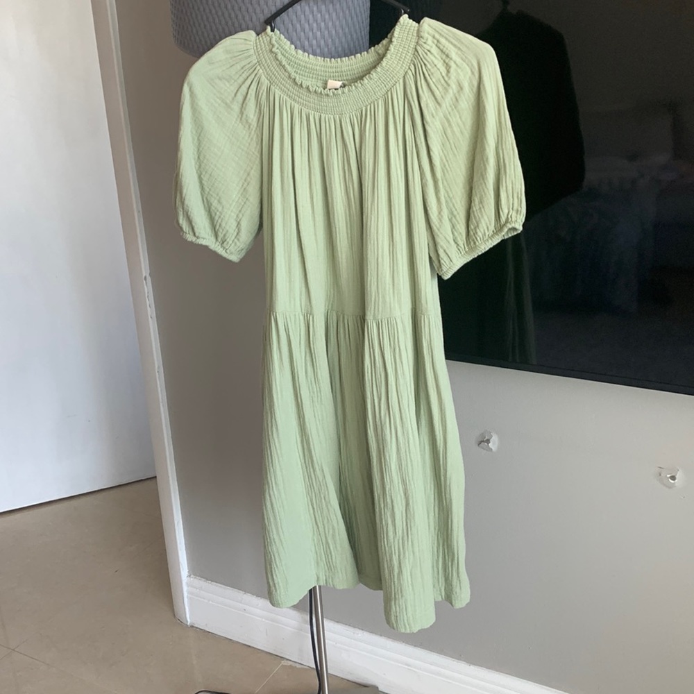 100% cotton mini dress